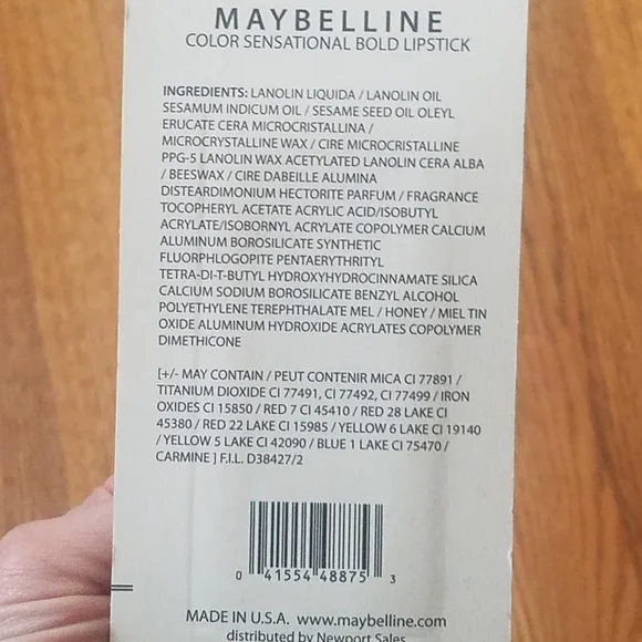 NWT Maybelline COLORsensational LIPSTICK N°815 REBEL PINK! - Picture 3 of 16